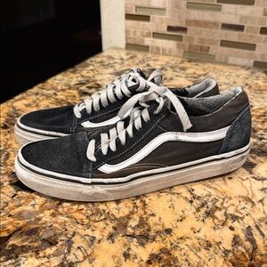 Vans Black and White Sneakers